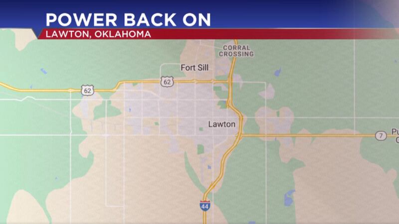 Power restored in Lawton after outage in Lawton