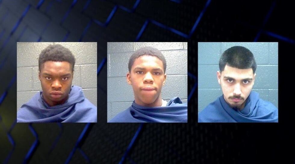 Shaundre Ransom, Zaeveion Denson and Jiovani Morales.