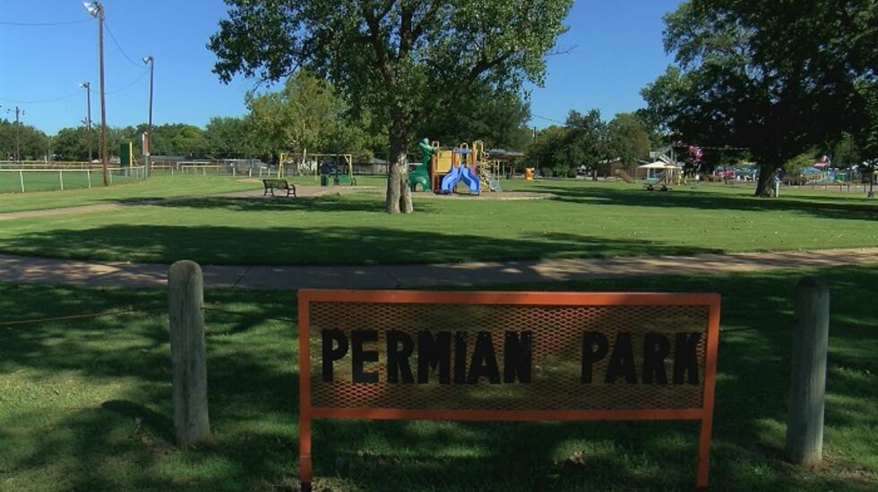 The equipment that is currently at Permian Park will be installed at a nearby neighborhood park.