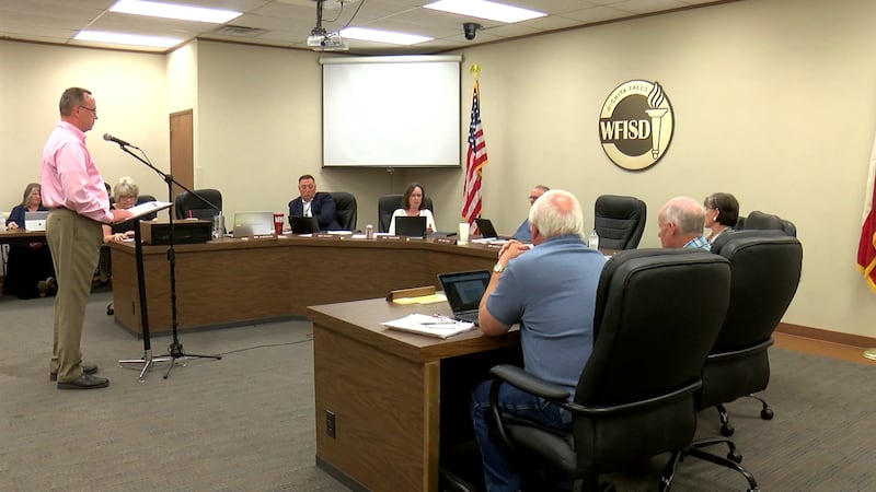 WFISD school board of trustees discussed bond and pay raises on Thursday during special session.