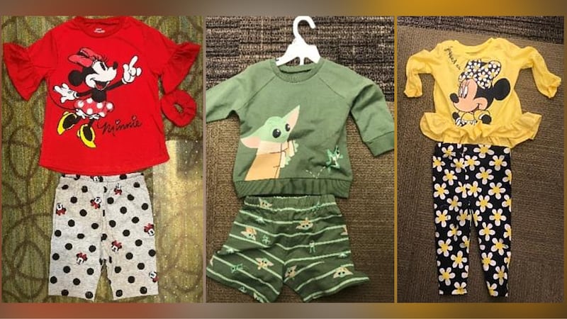 Several sets of children's clothing have been recalled over a lead poisoning risk.
