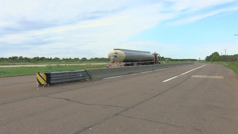 Trucks will stop at the spot pictured above to make sure they can pass inspection.