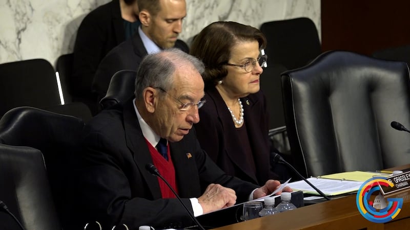 Sen. Grassley and Sen. Feinstein are the oldest sitting senators.