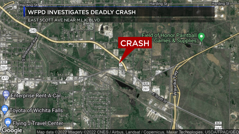 The Wichita Falls Police Department confirmed to our crews on the scene that a male died in...