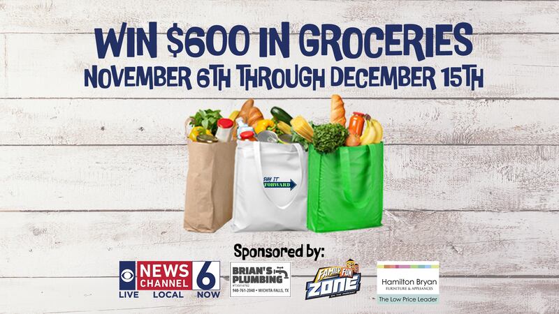 $600 Weekly Grocery Giveaway Nomination Form