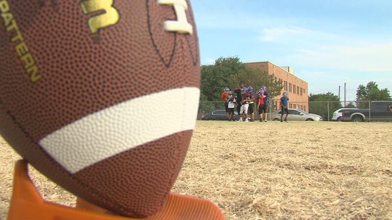 The Wichita Falls Panthers United football team practicing for the season. / Source: KAUZ
