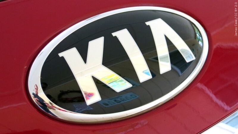 The Kia logo is displayed in this photo from Aug. 16, 2014. Kia issued a recall for certain...