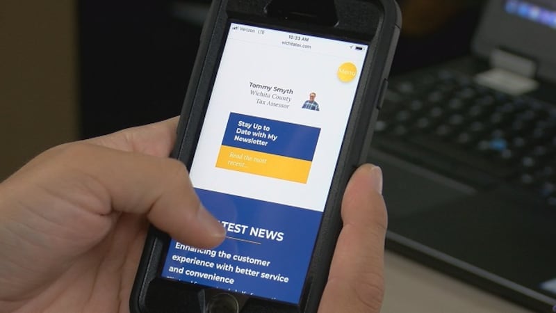 The new tax website and app are designed to be more accessible to Wichita county residents.