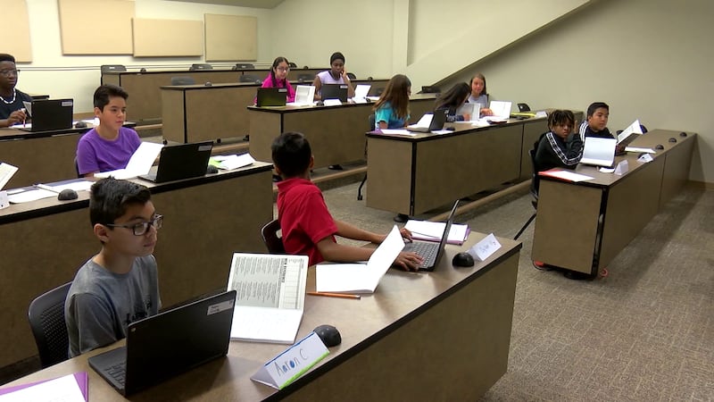 All 110 students who were there are Road to College members and were selected out of 360 to...
