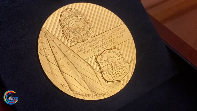 Congressional Gold Medal awarded to police who protected the Capitol on January 6, 2021