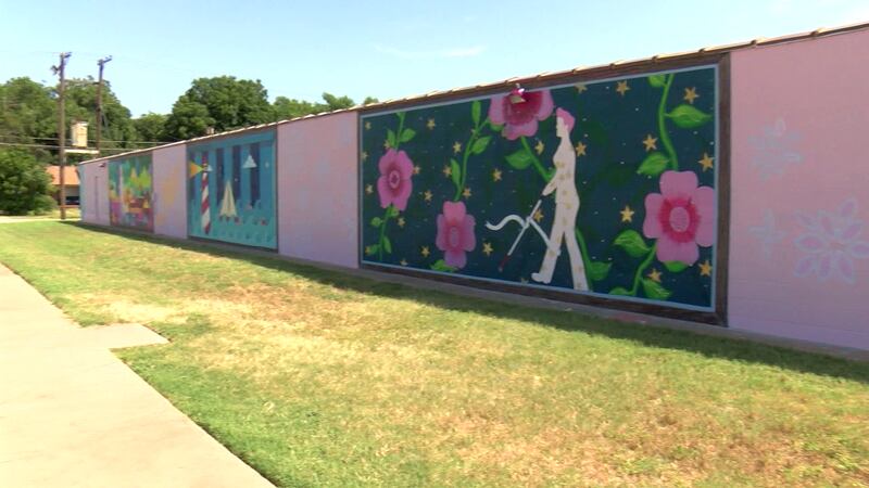 This mural marked the final piece of the Eastside Mural Project.