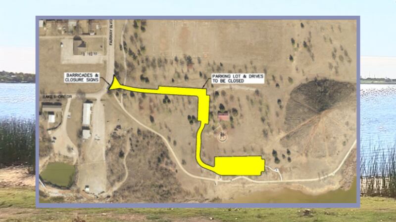 Lake Wichita to experience parking lot closures