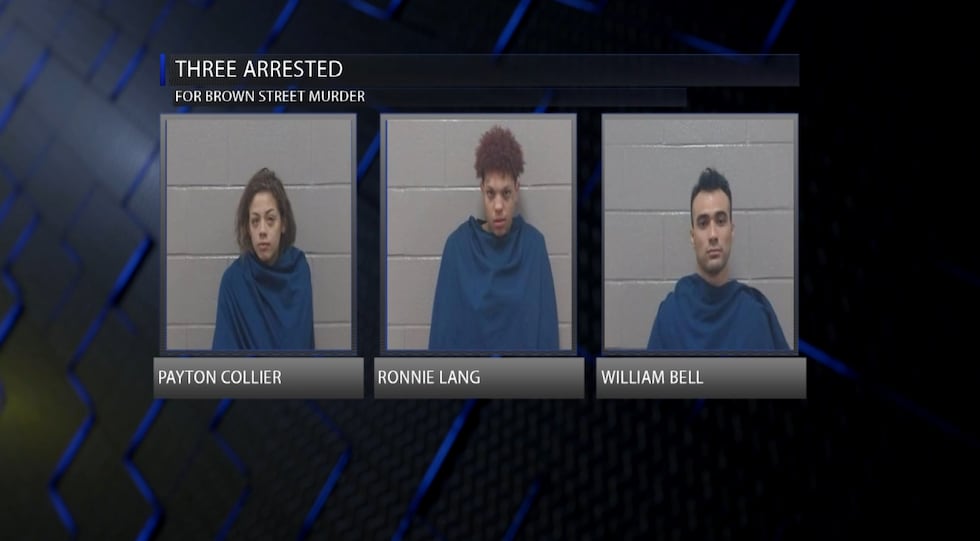 Peyton Collier, Ronnie Lang, and William Bell have all been charged in connection with the...