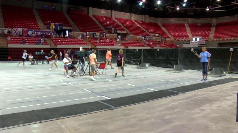 The championships will take place here at the Kay Yeager Coliseum Thursday through Saturday.